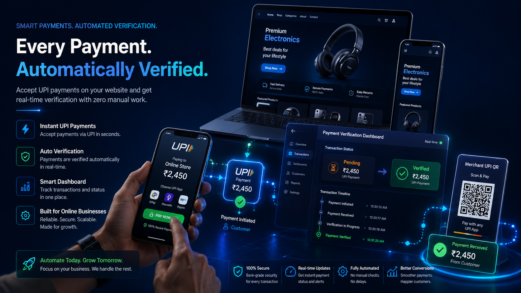 How to Automate UPI Payment Verification on Your Website